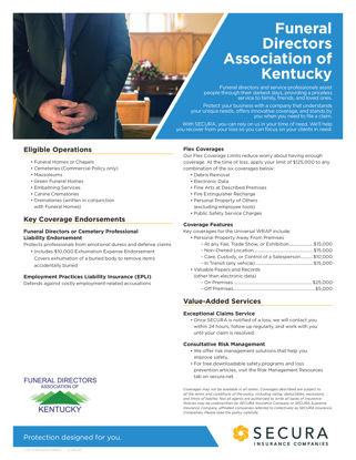 Funeral Directors Association of Kentucky Sell Sheet
